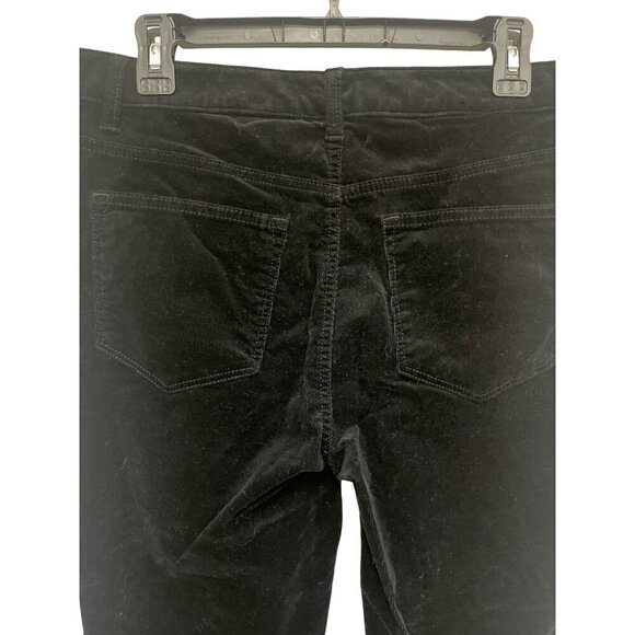 Talbots Black Corduroy Straight Leg Pants Women's Size 10P - Picture 4 of 8